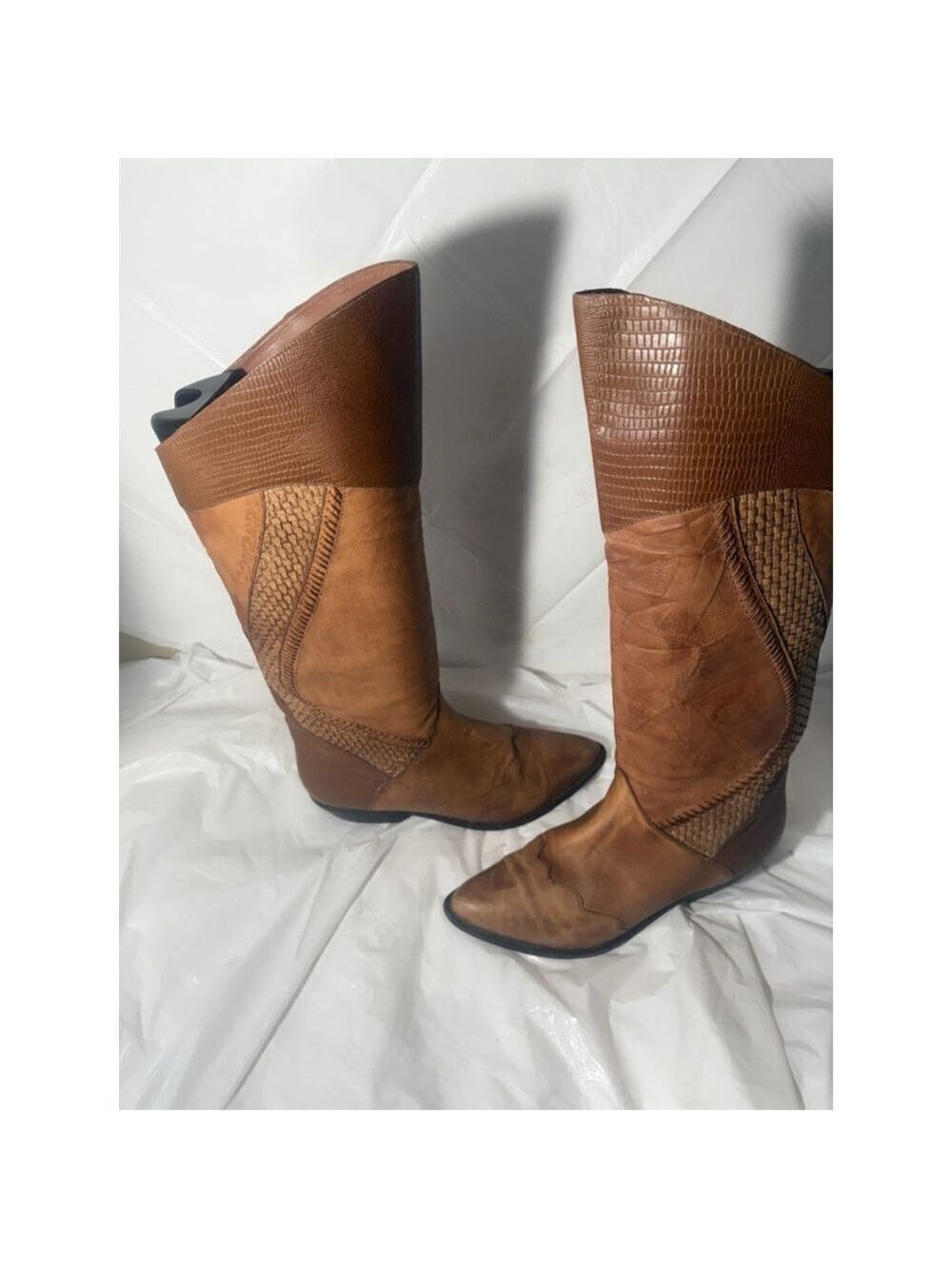 1st Editions Western Boots size 9 Basket Weave
